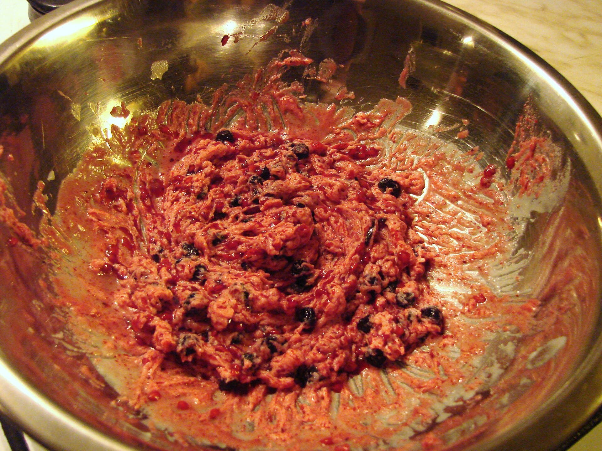 Akutaq prepared as a finished dish