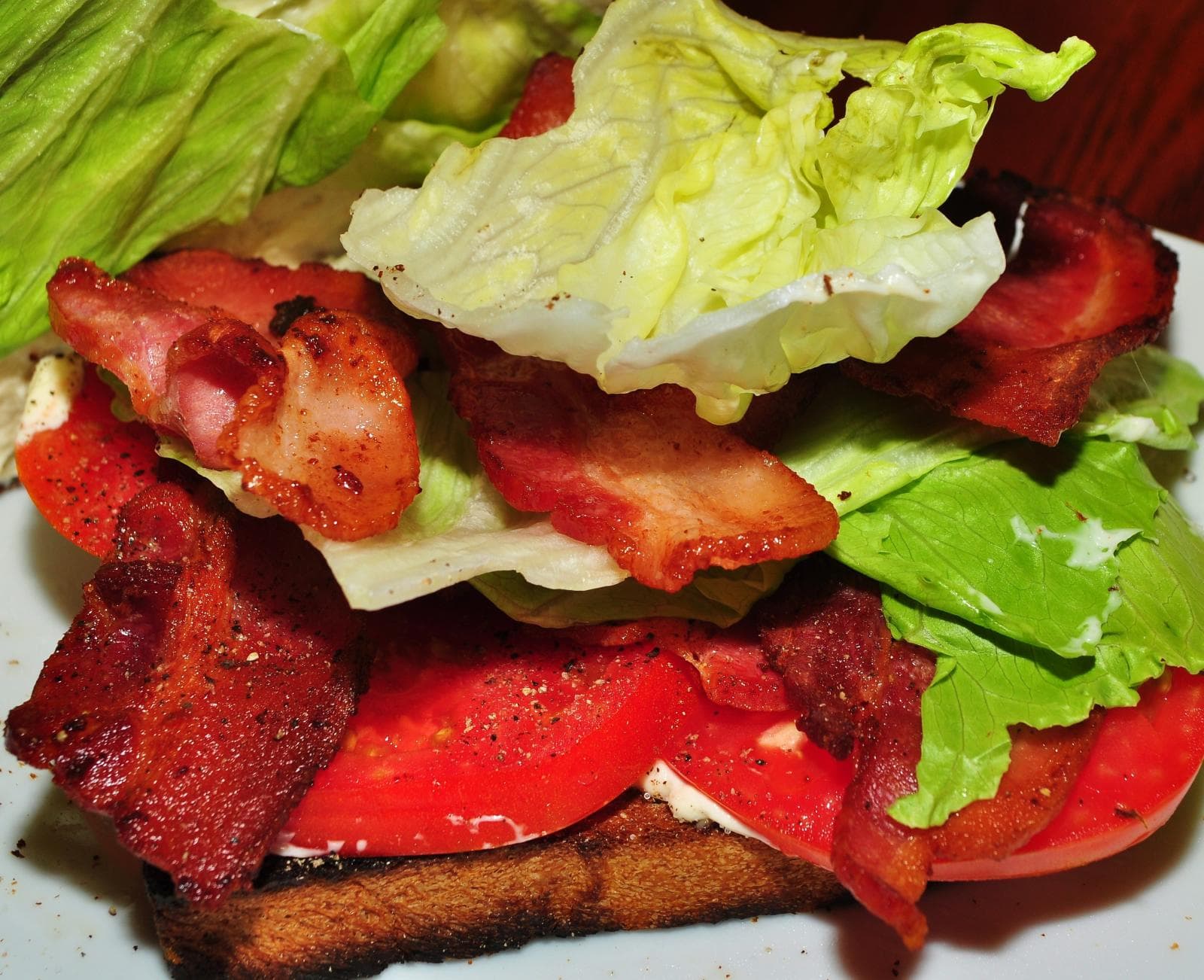 BLT prepared as a finished dish