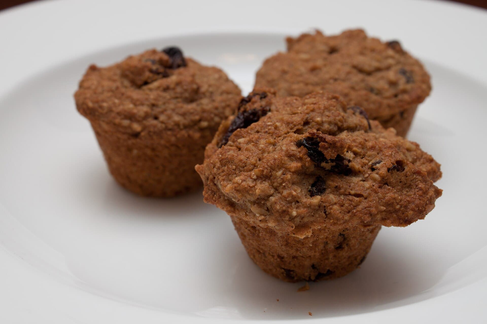 Bran Muffins prepared as a finished dish