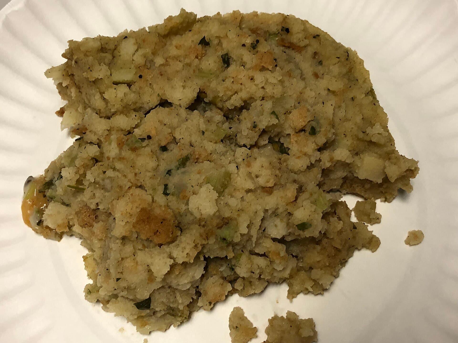 Bread Stuffing prepared as a finished dish