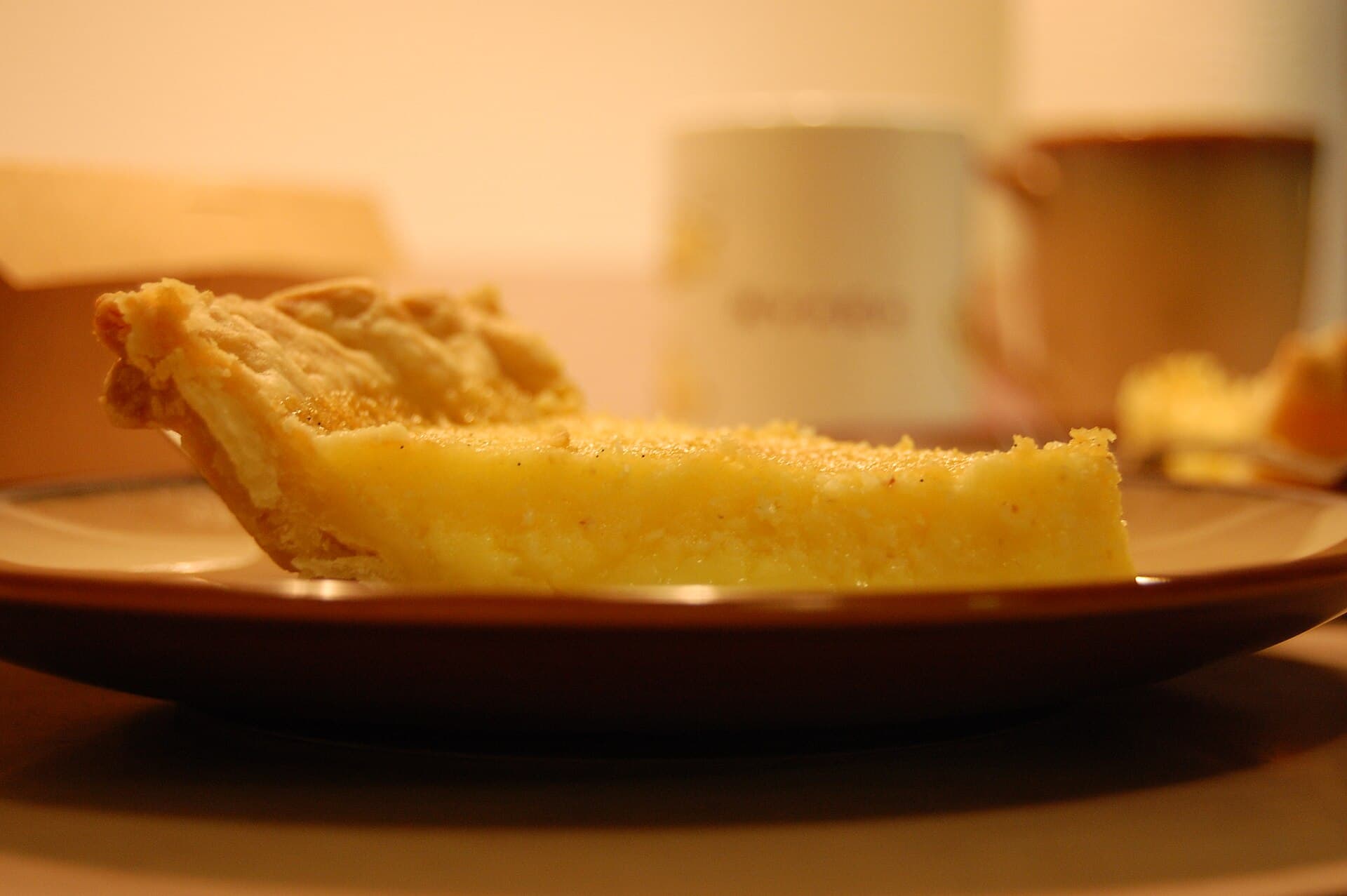 Chess Pie prepared as a finished dish