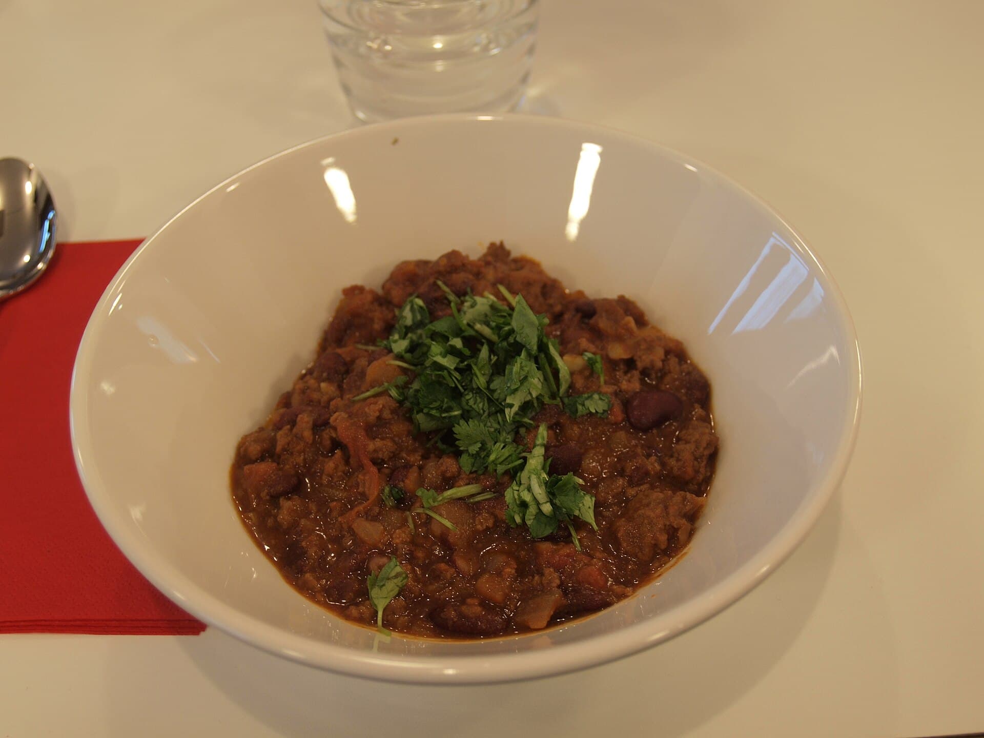 Chili con Carne prepared as a finished dish