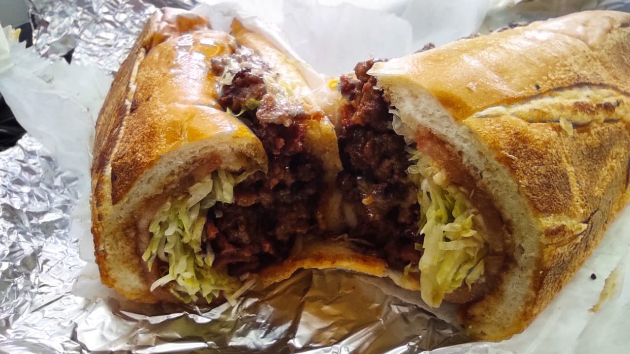 Chopped Cheese prepared as a finished dish