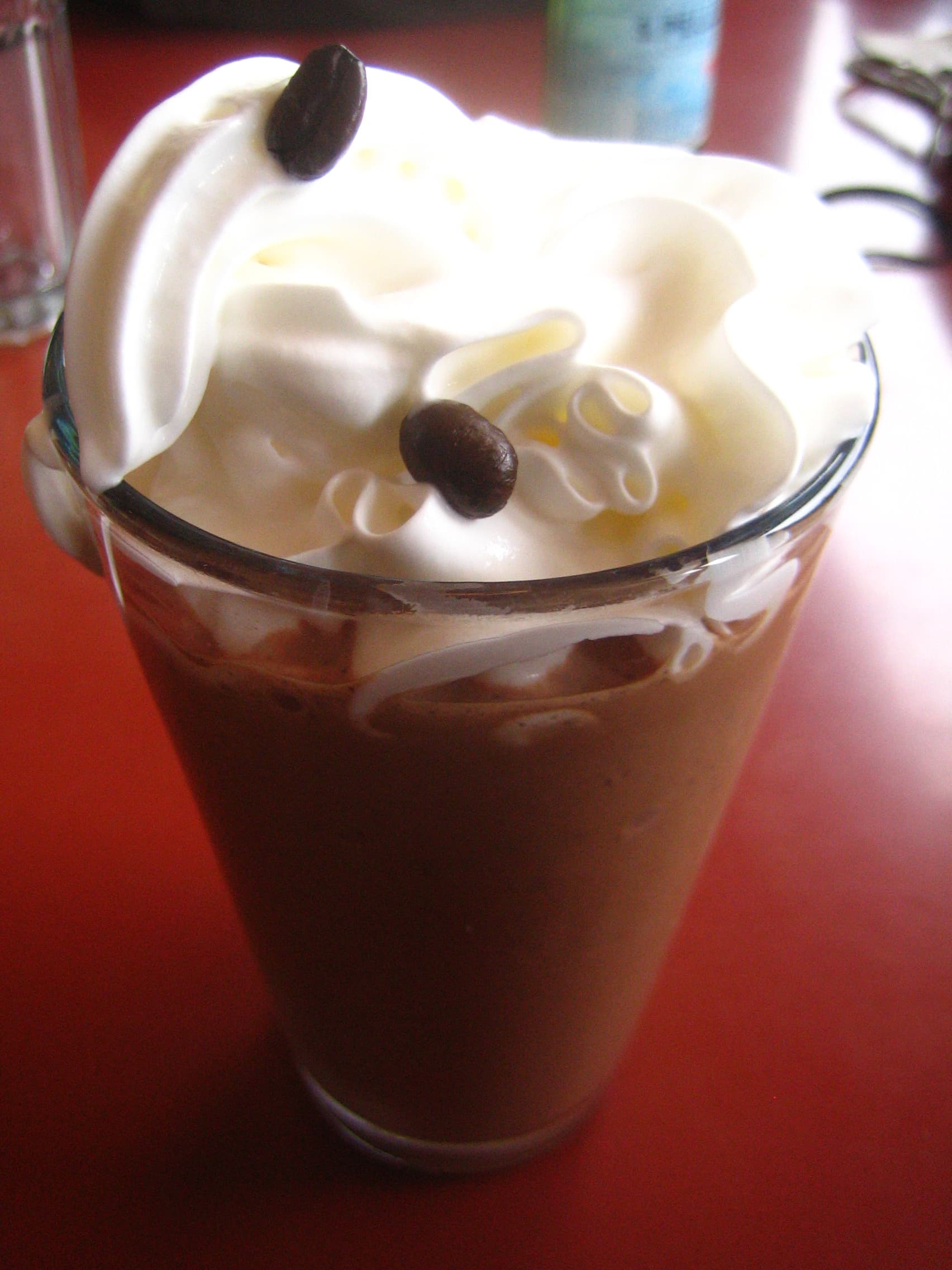 Coffee Milkshake prepared as a finished dish
