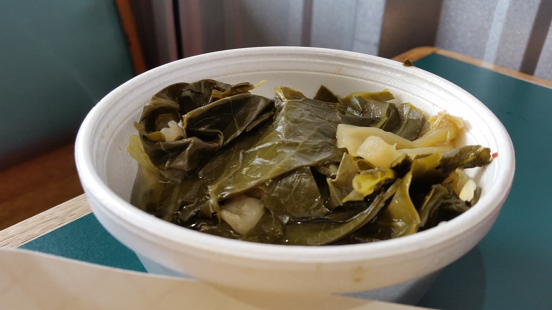 Collard Greens prepared as a finished dish