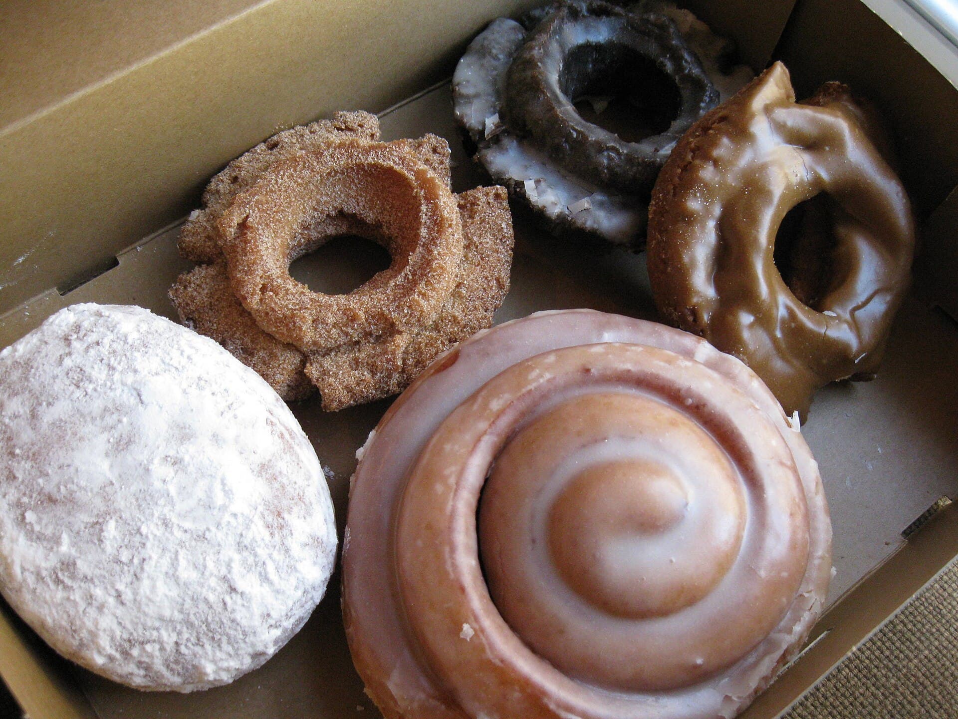 Doughnuts prepared as a finished dish