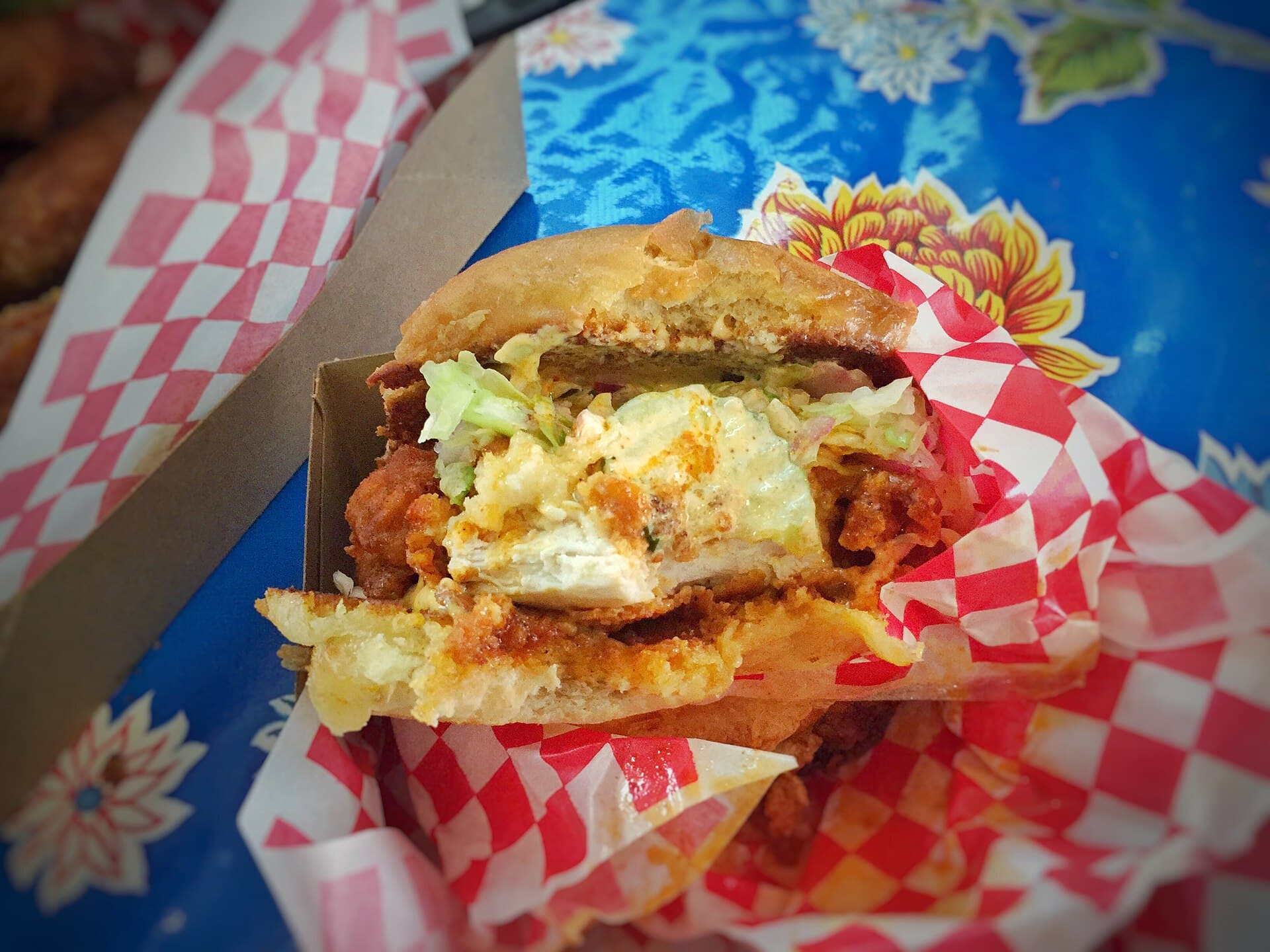 Fried Chicken Sandwich prepared as a finished dish
