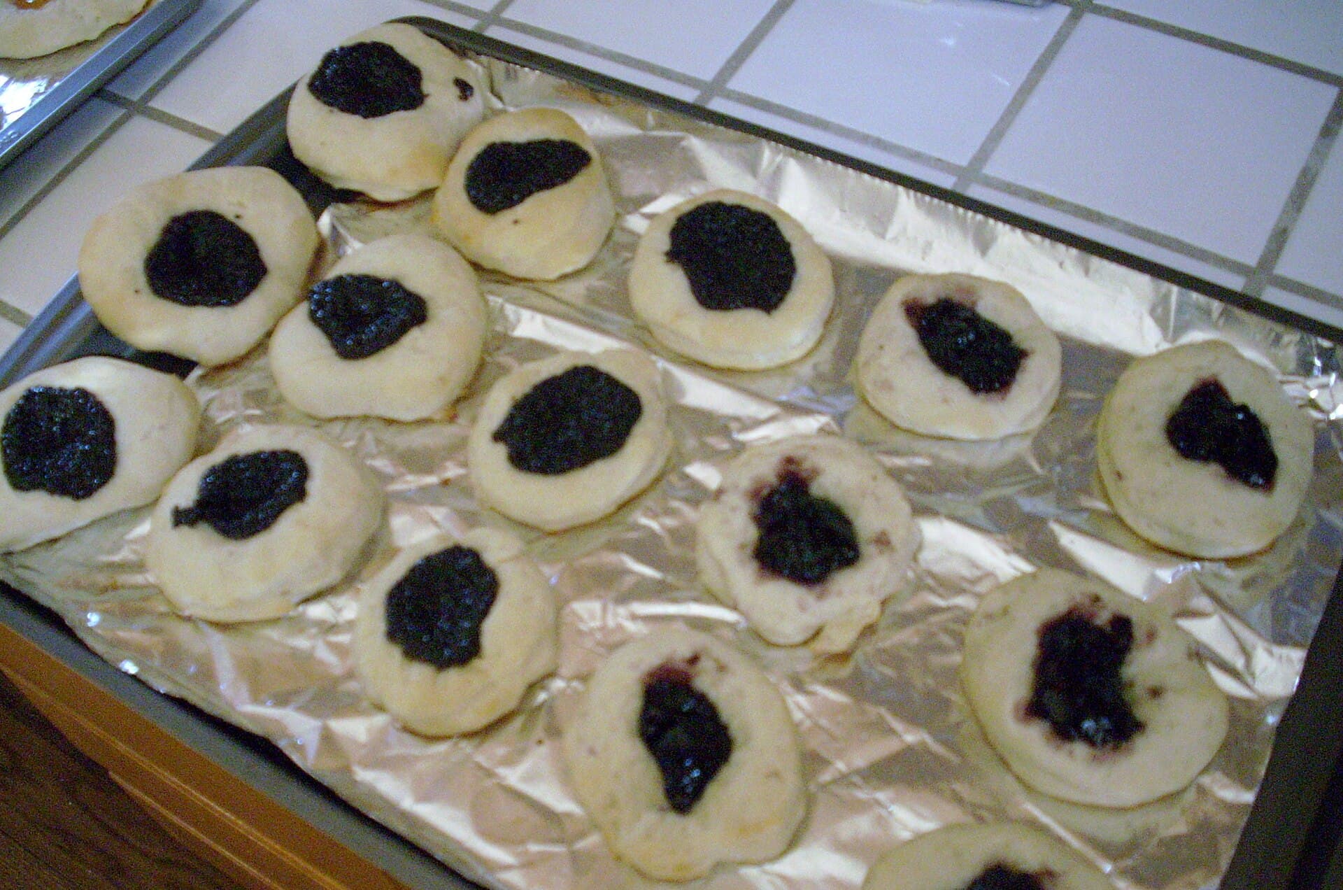 Kolaches prepared as a finished dish