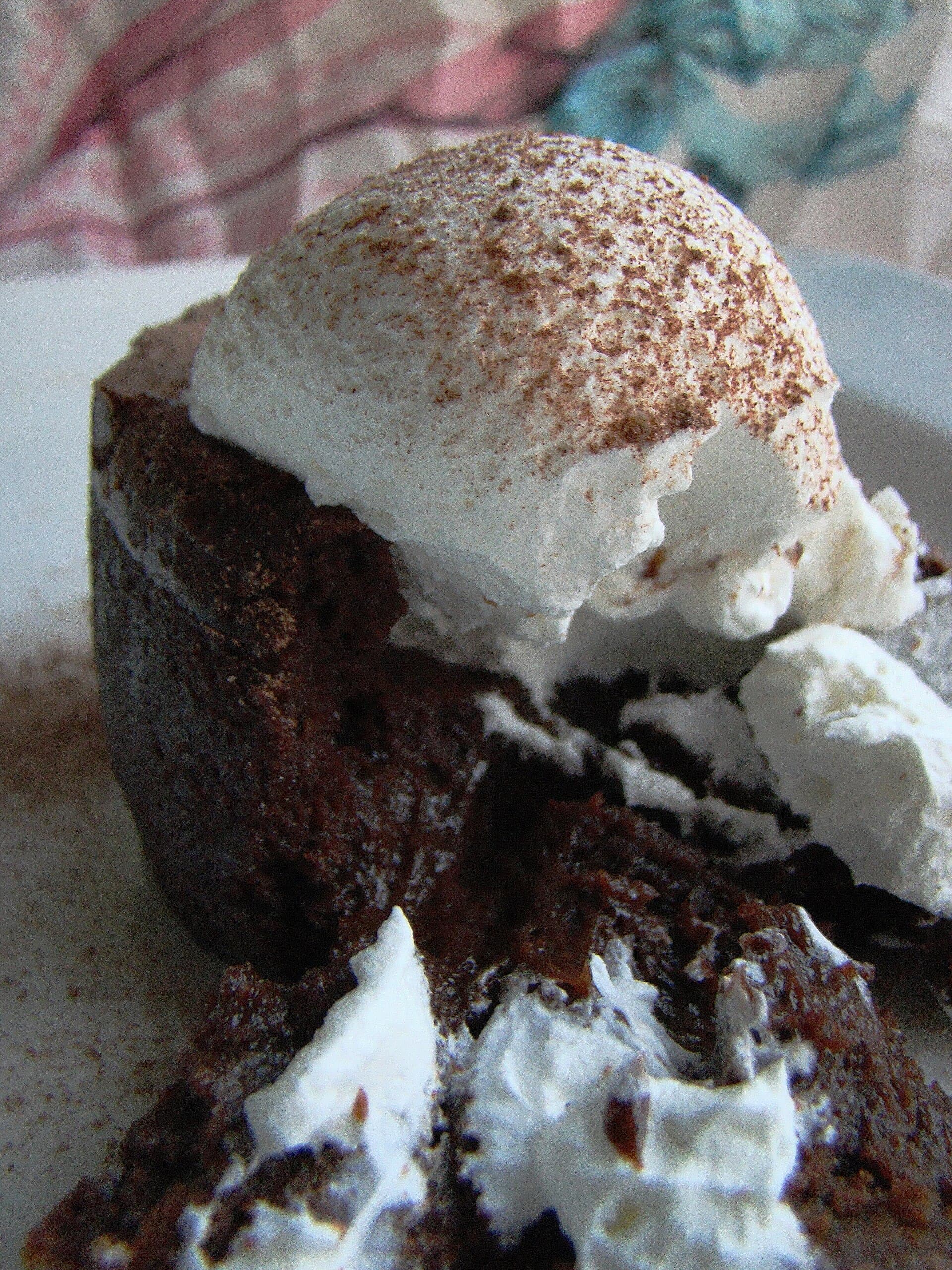 Lava Cake prepared as a finished dish