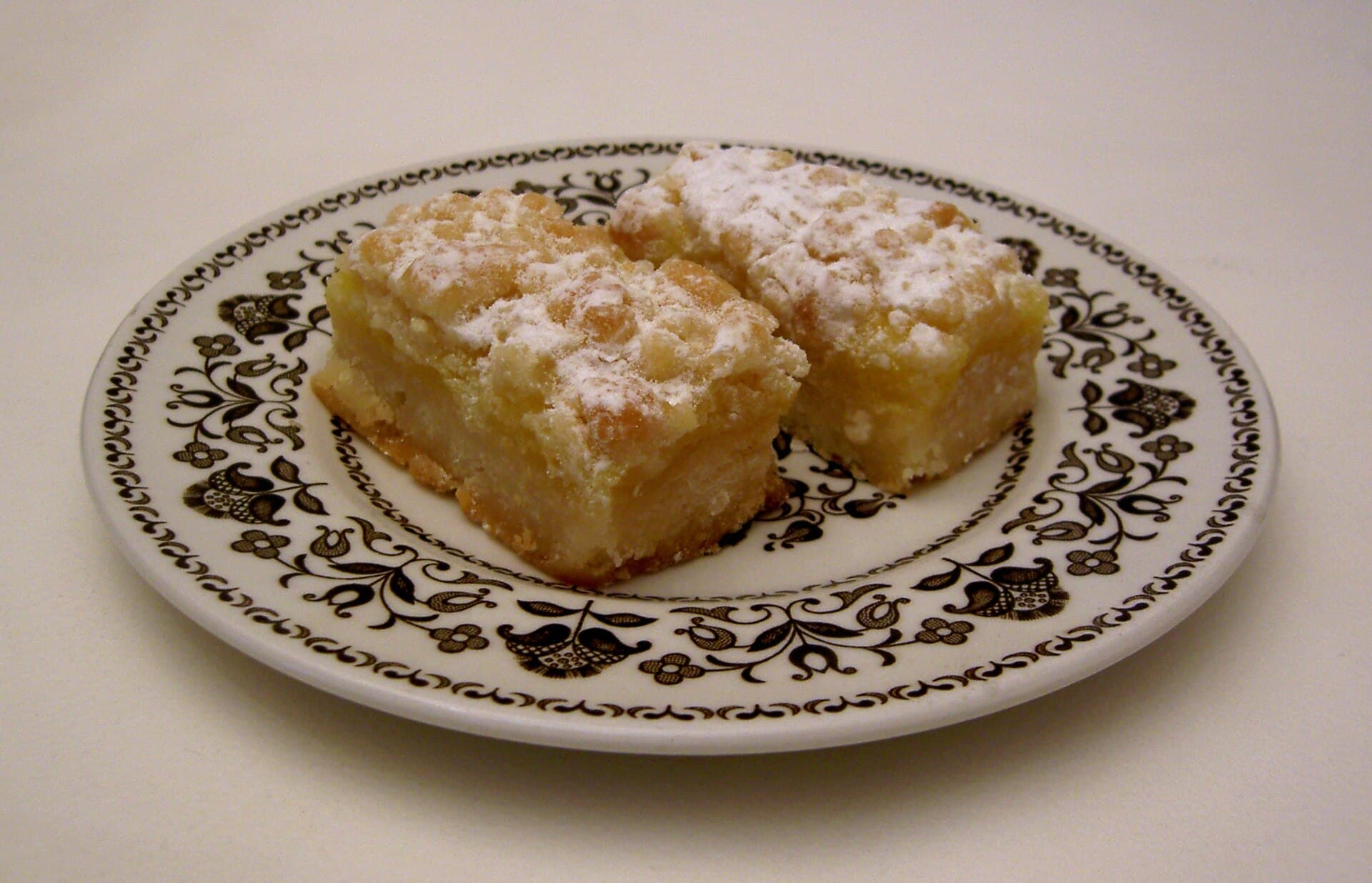 Lemon Bars prepared as a finished dish