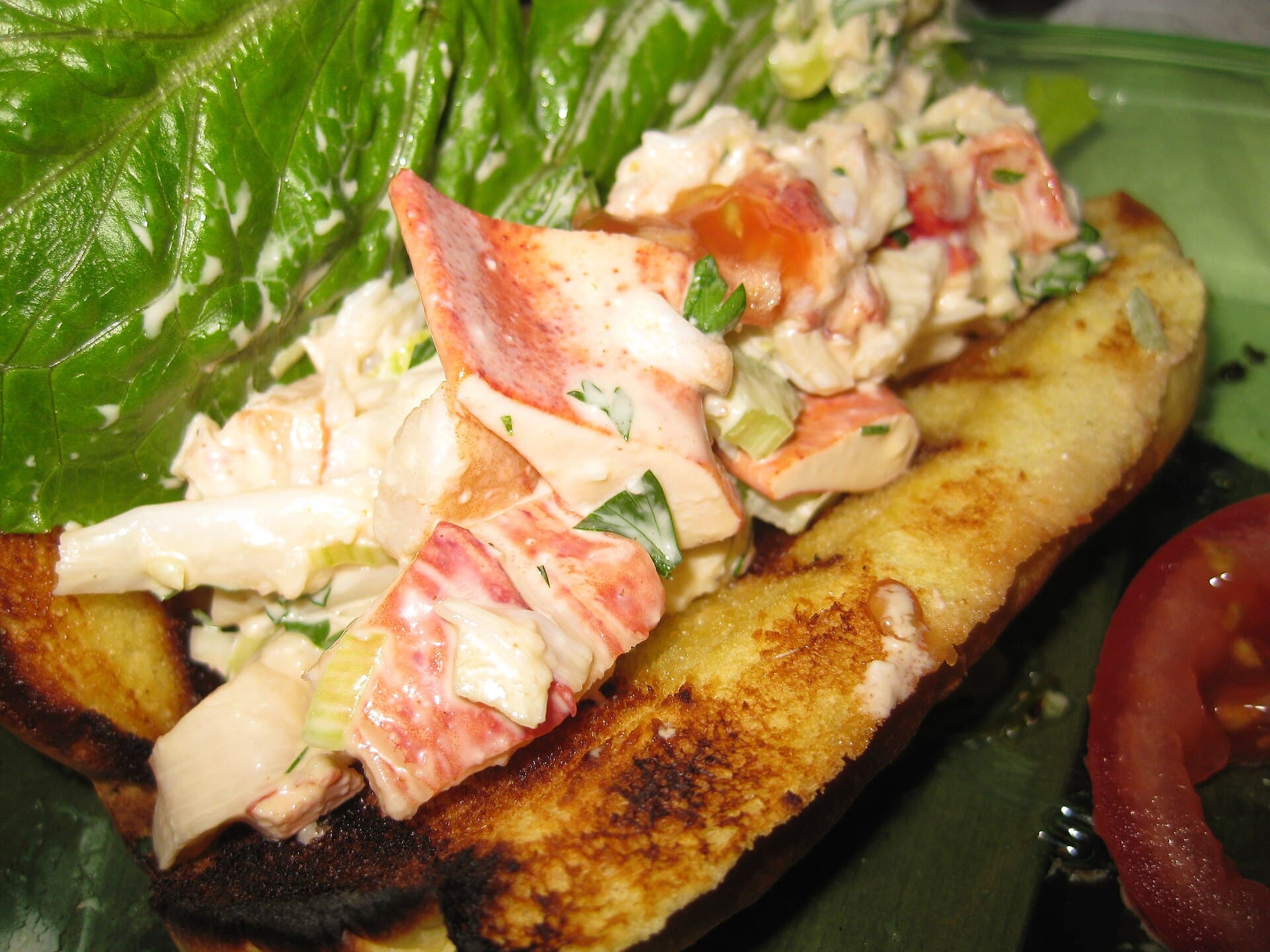Lobster Rolls prepared as a finished dish