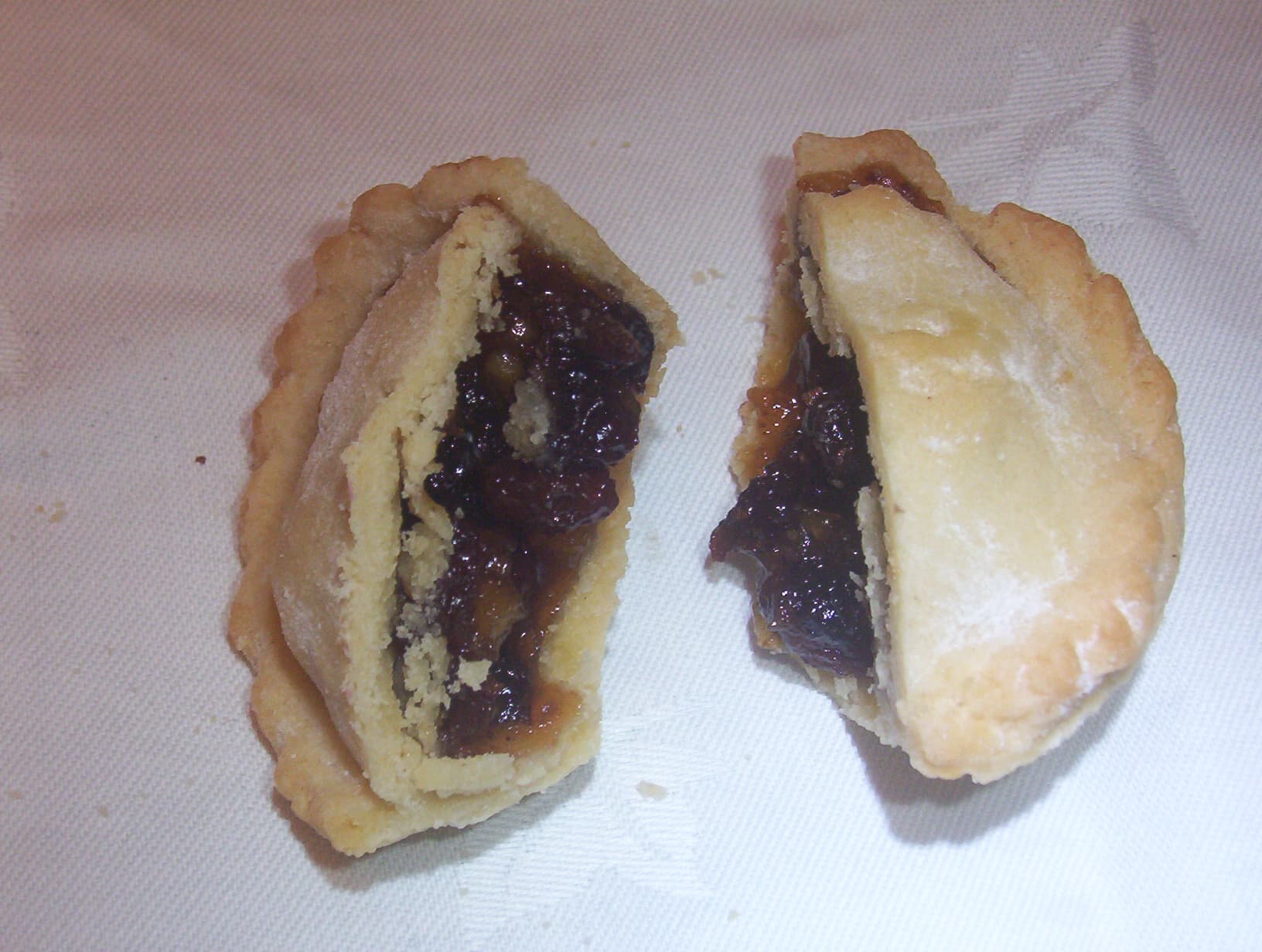 Mince Pie prepared as a finished dish