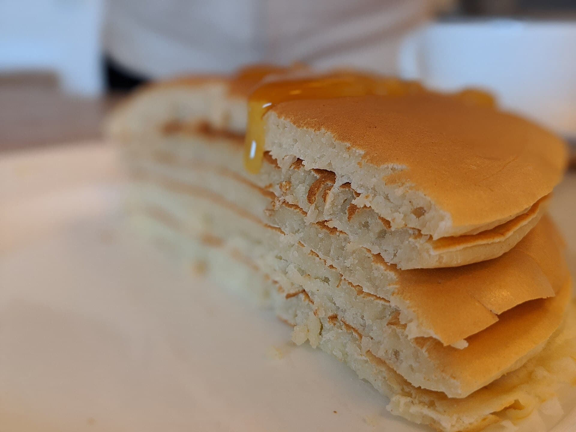 Pancake Stack prepared as a finished dish