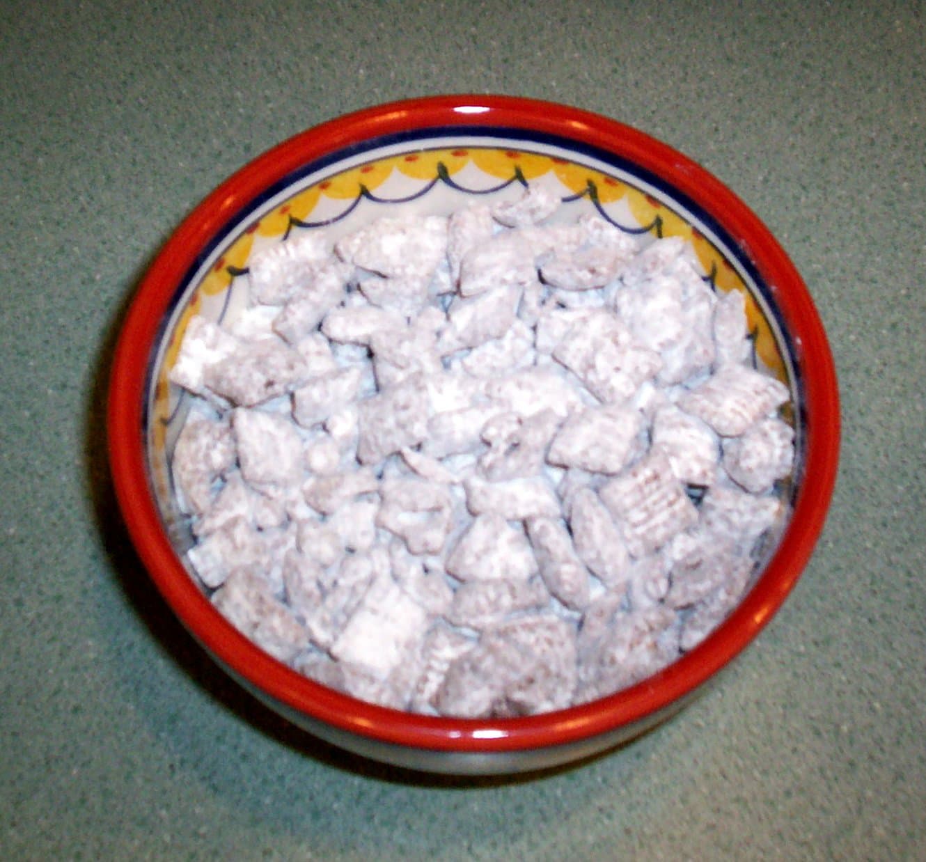 Puppy Chow prepared as a finished dish