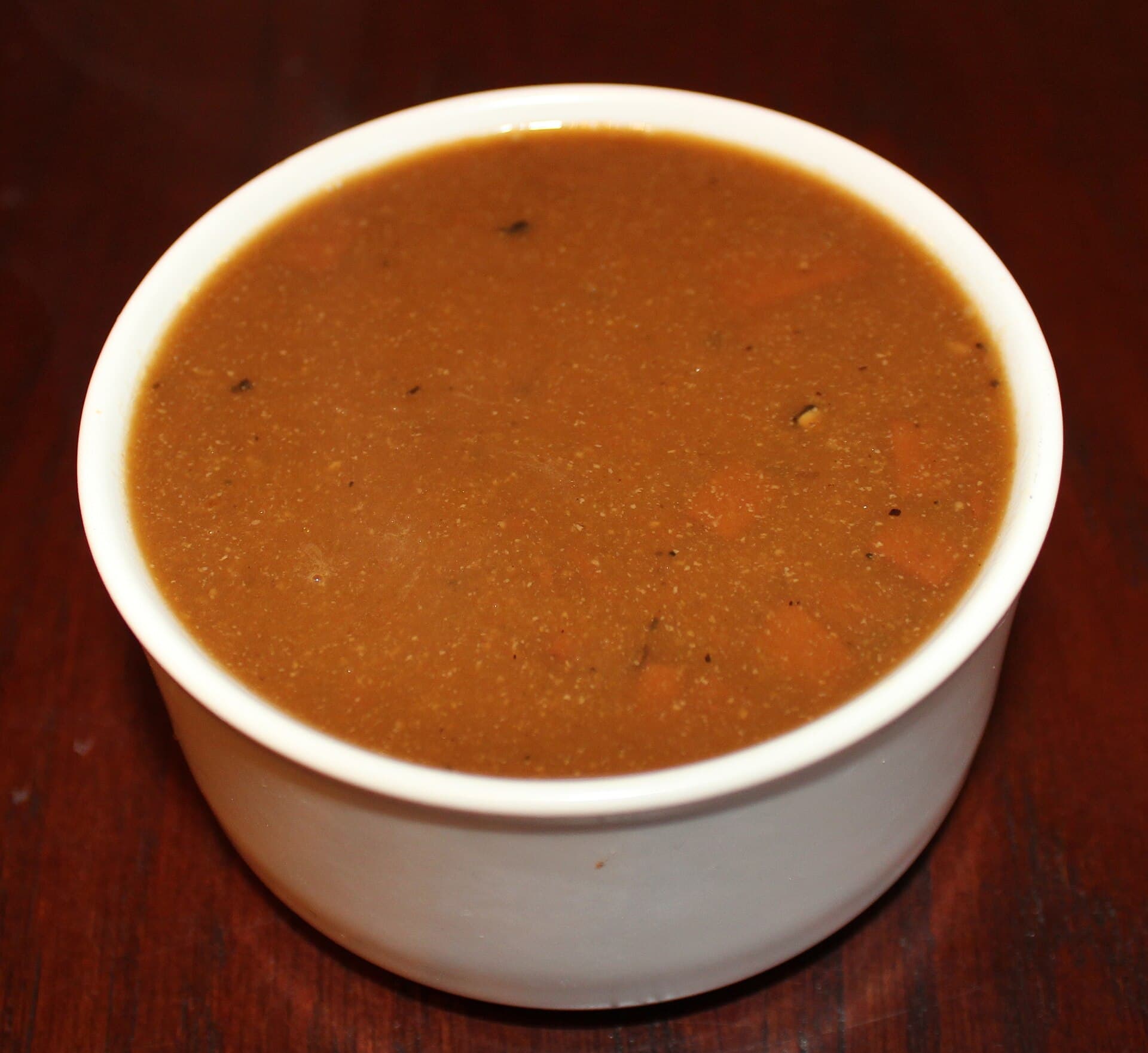 Red-Eye Gravy prepared as a finished dish