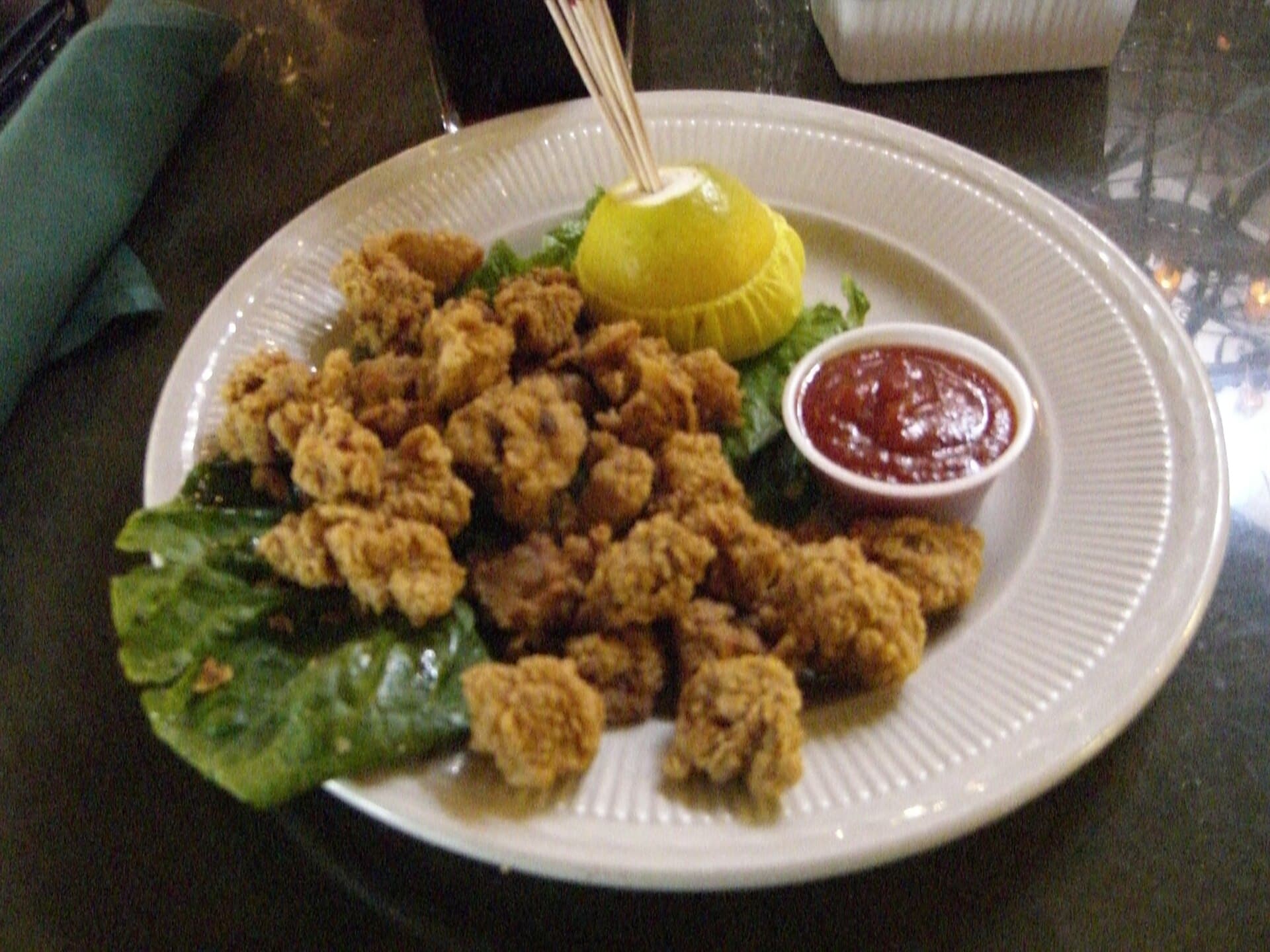 Rocky Mountain Oysters prepared as a finished dish