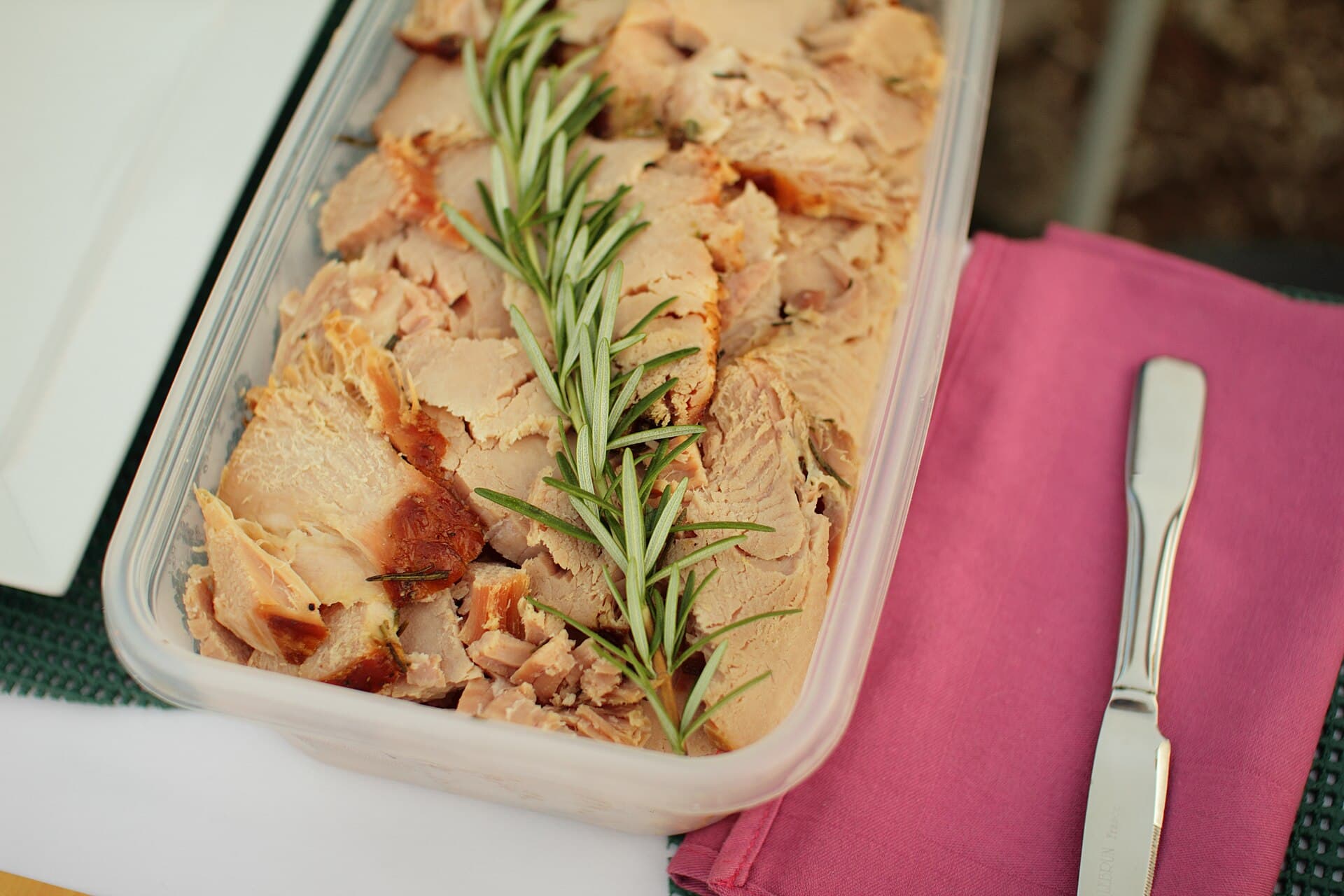 Smoked Ham prepared as a finished dish
