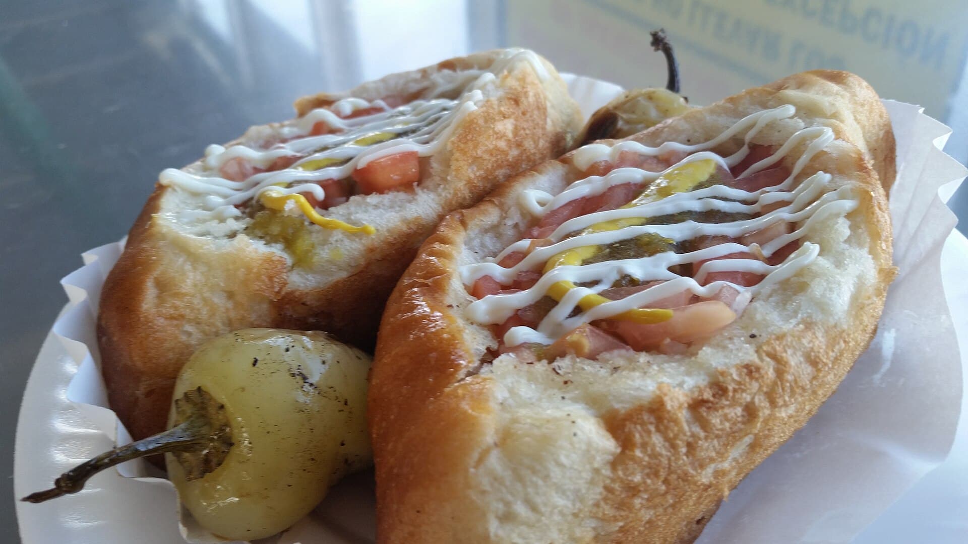 Sonoran Hot Dogs prepared as a finished dish