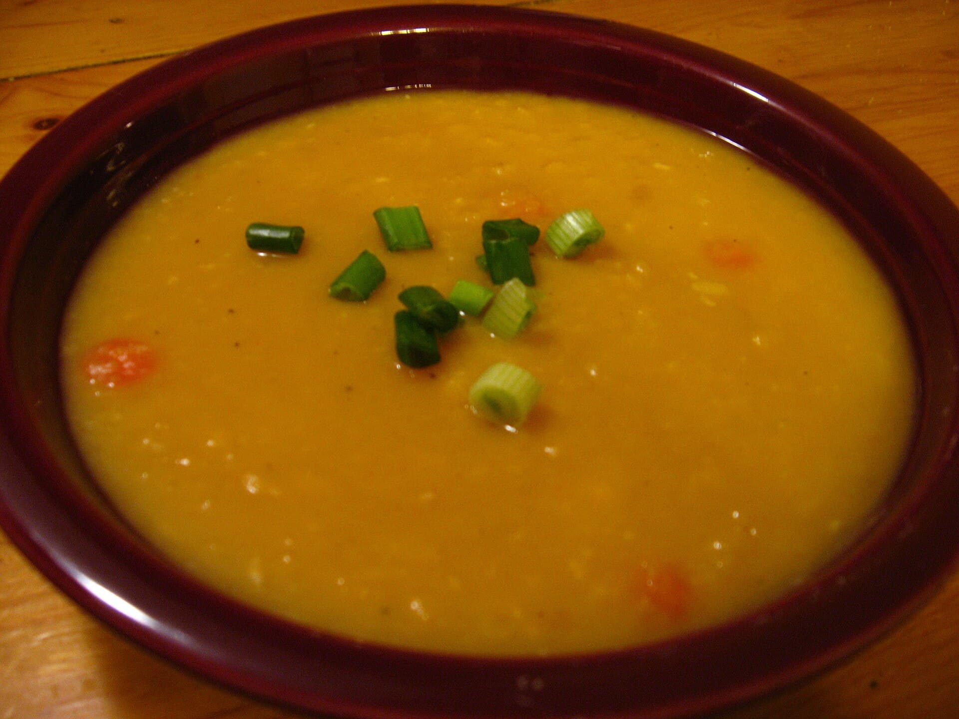 Split Pea Soup prepared as a finished dish