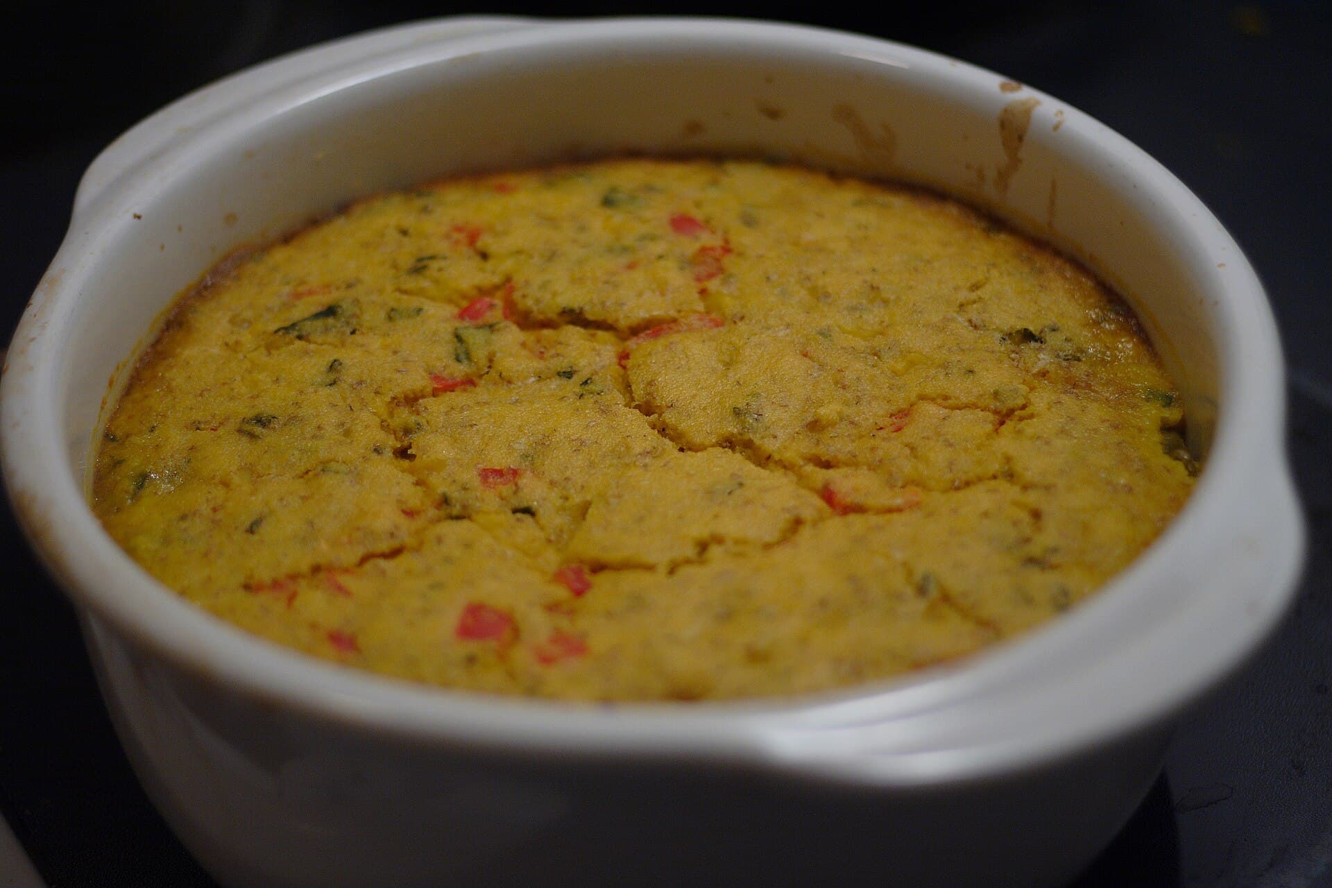 Tamale Pie prepared as a finished dish