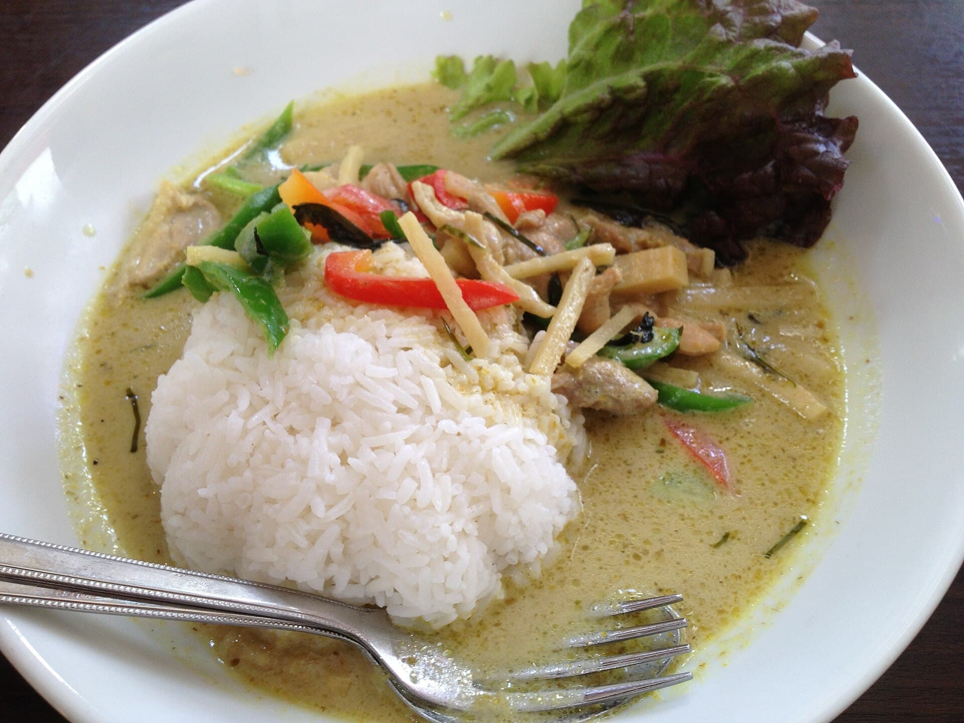 Thai Curry prepared as a finished dish