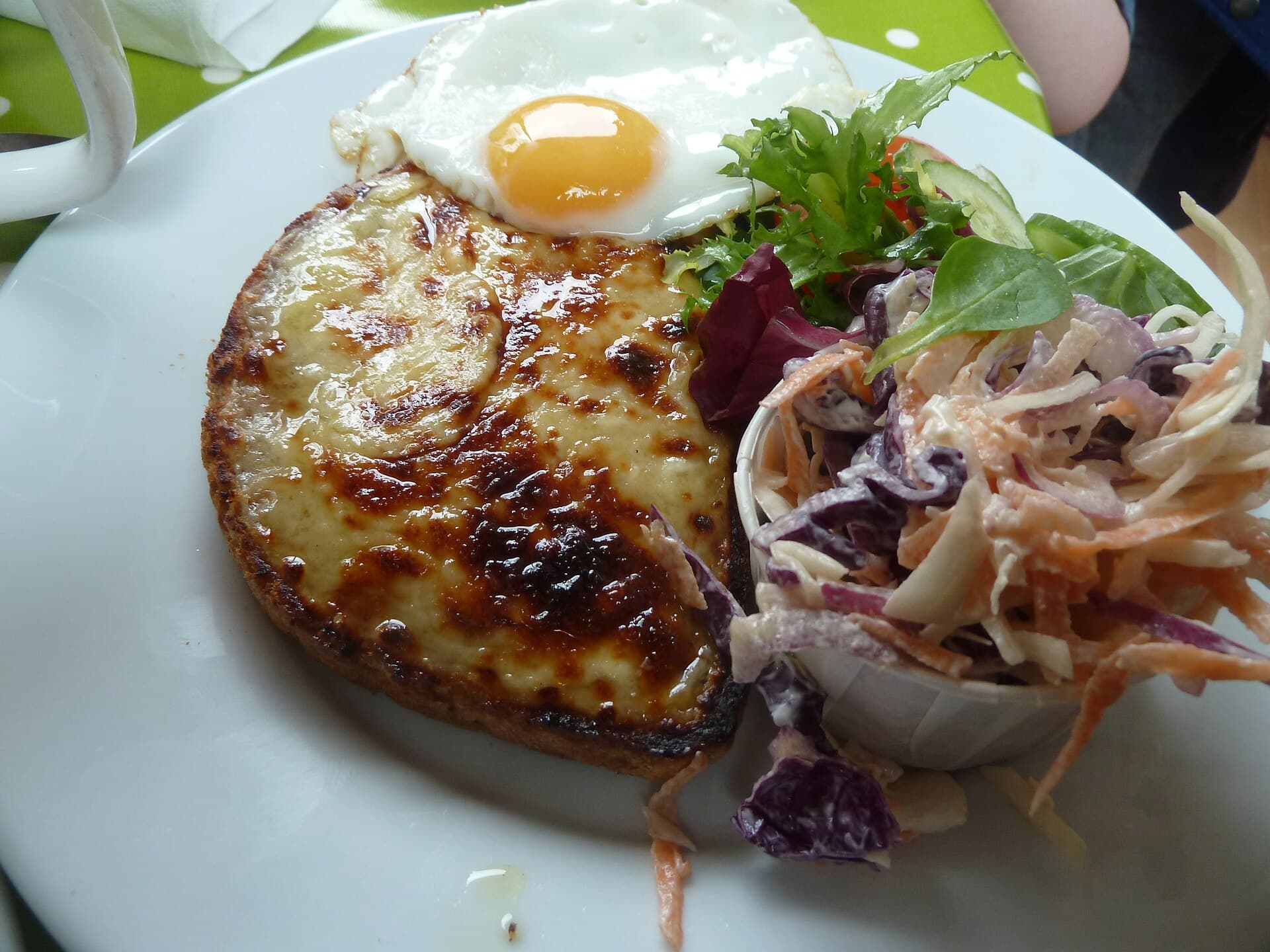 Welsh Rarebit prepared as a finished dish