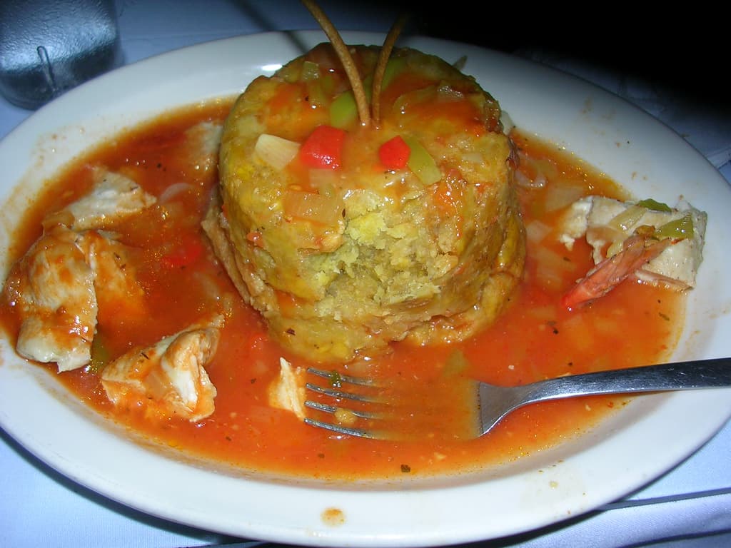 Mofongo prepared as a finished dish