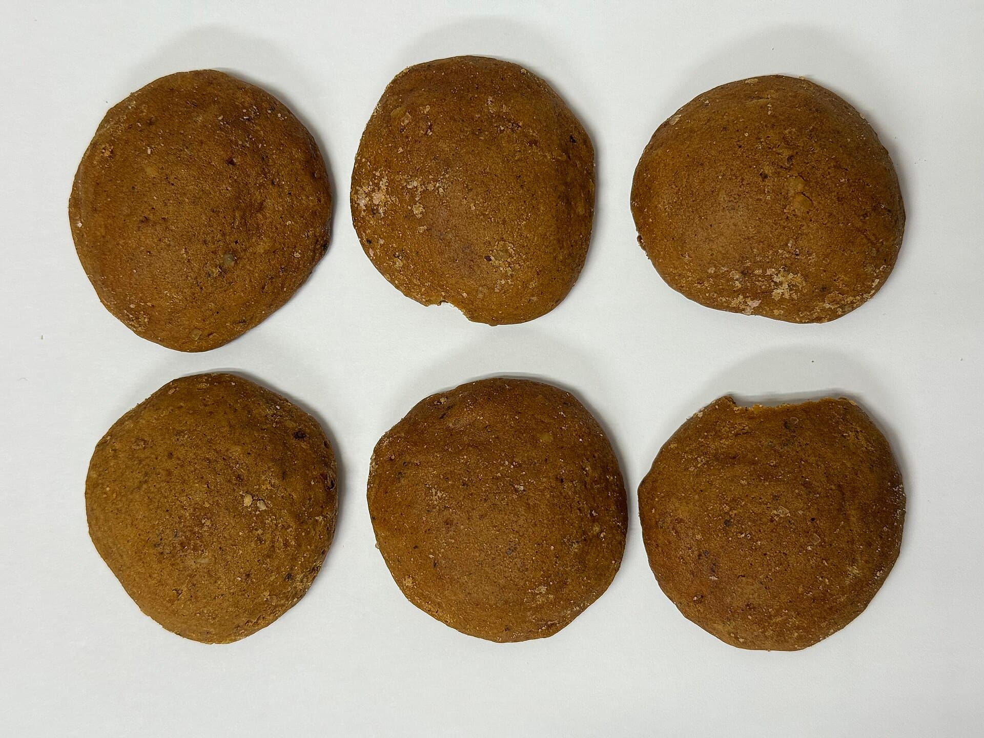Molasses Cookies prepared as a finished dish