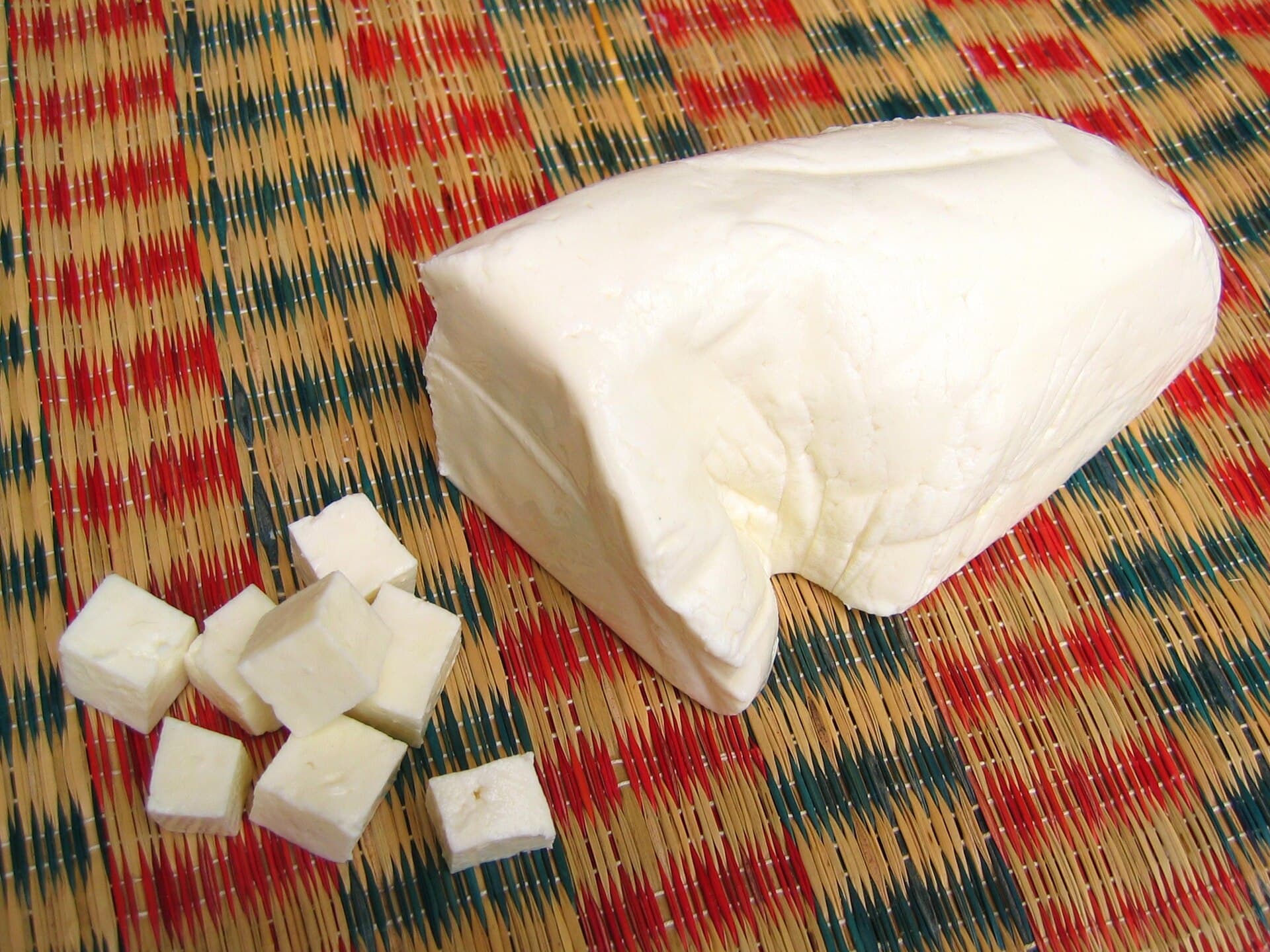 Fresh paneer cheese