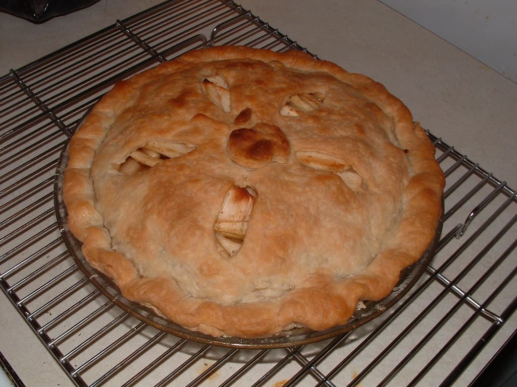 Apple Pie prepared as a finished dish