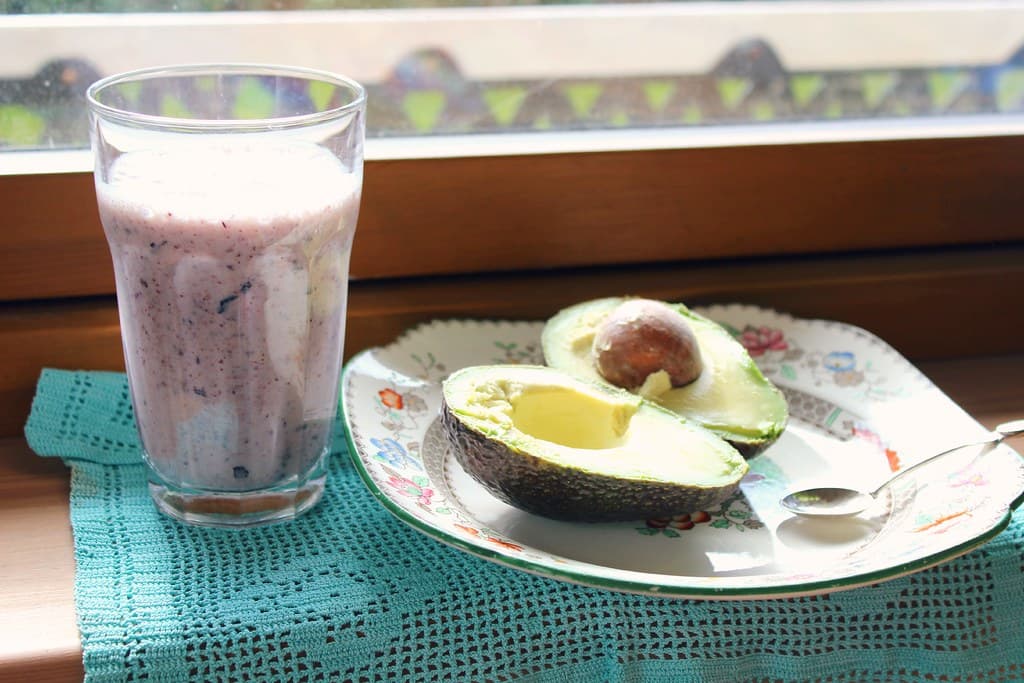 Avocado Smoothie prepared as a finished dish