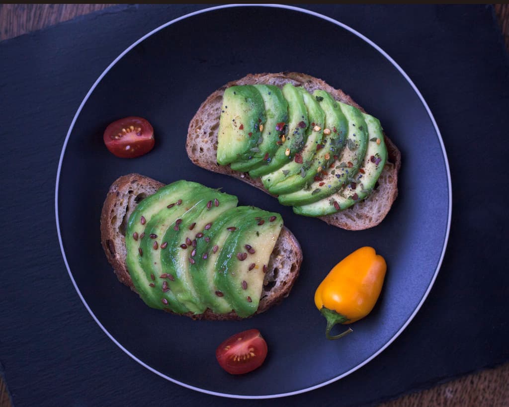 Avocado Toast prepared as a finished dish