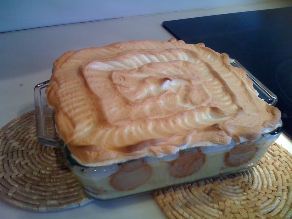 Banana Pudding prepared as a finished dish