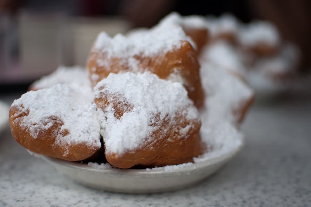 Beignets prepared as a finished dish