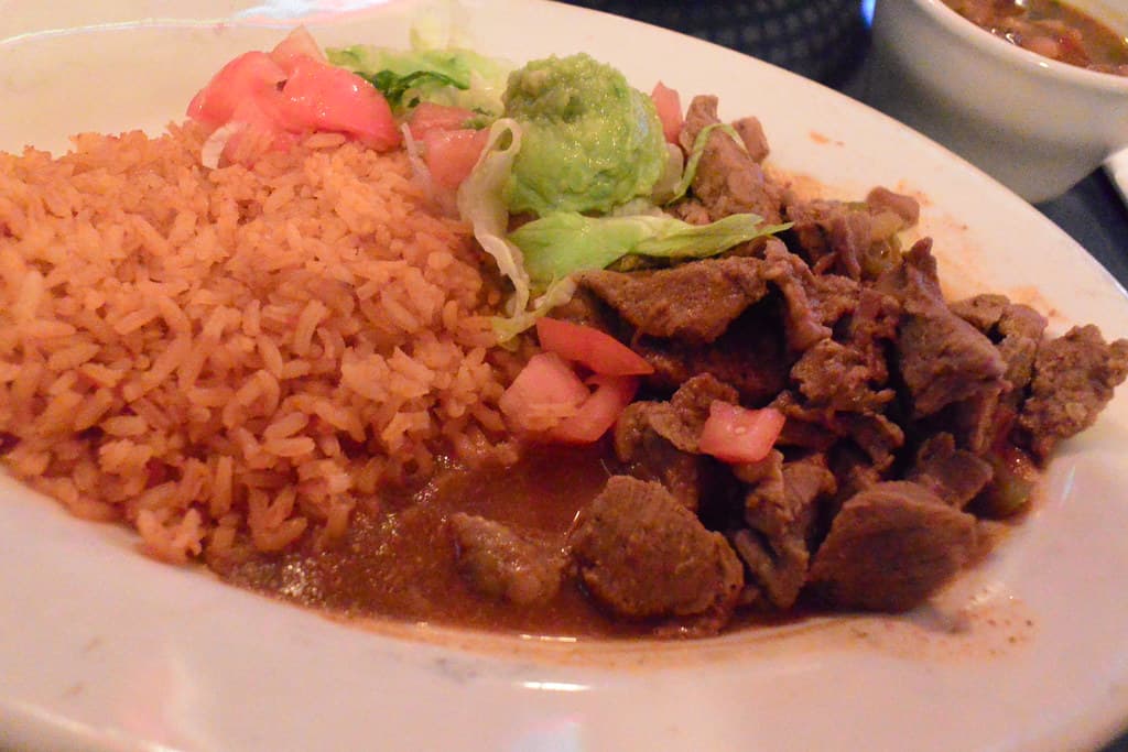 Carne Guisada prepared as a finished dish