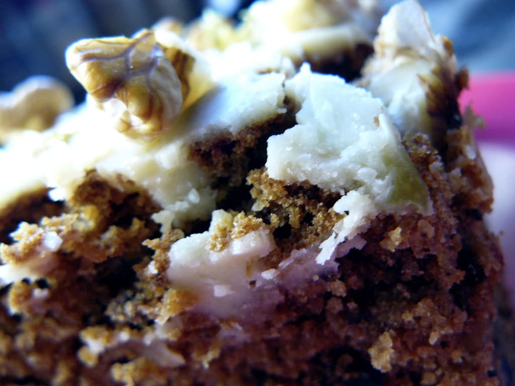 Carrot Cake prepared as a finished dish