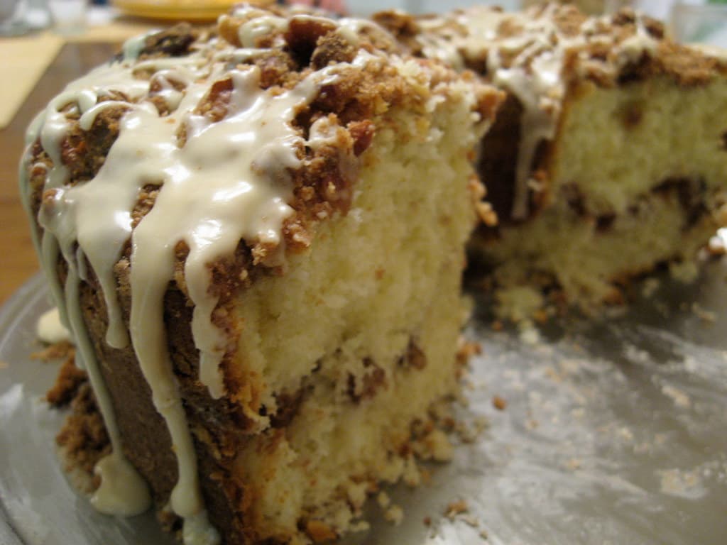 Coffee Cake prepared as a finished dish