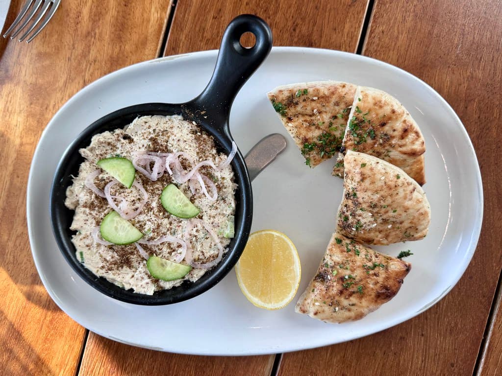 Crab Dip prepared as a finished dish