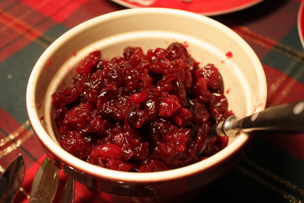 Cranberry Relish prepared as a finished dish