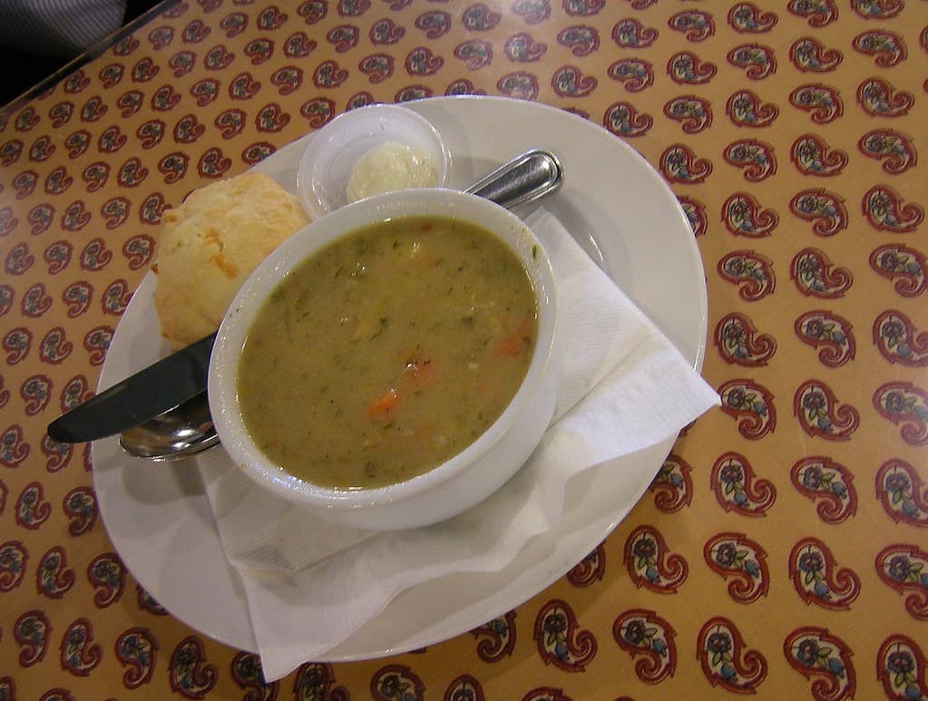 Fish Chowder prepared as a finished dish
