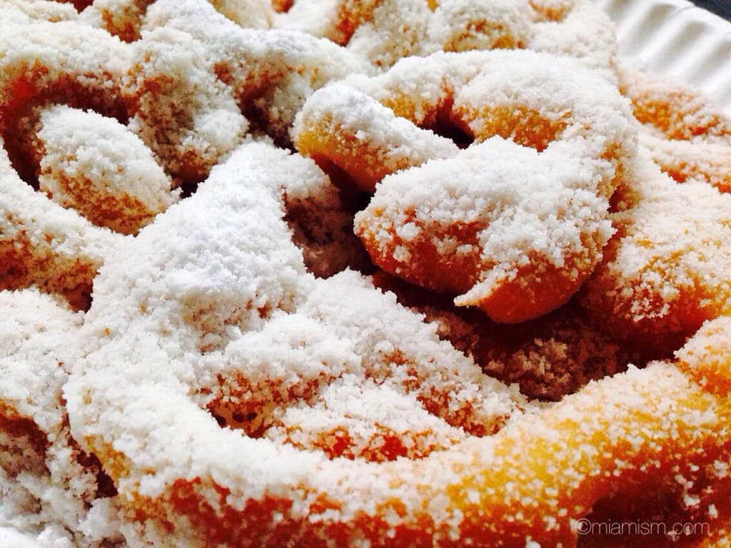 Funnel Cake prepared as a finished dish