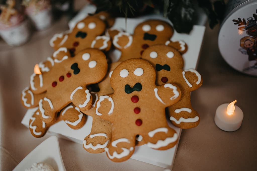 Gingerbread prepared as a finished dish