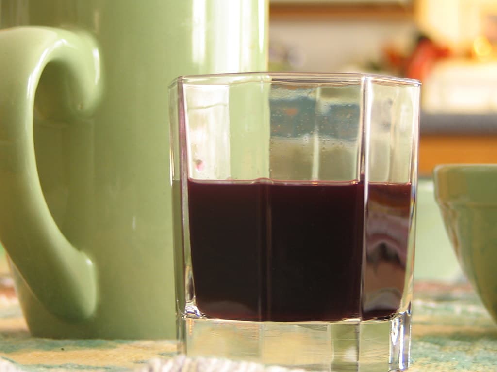 Grape Juice prepared as a finished dish