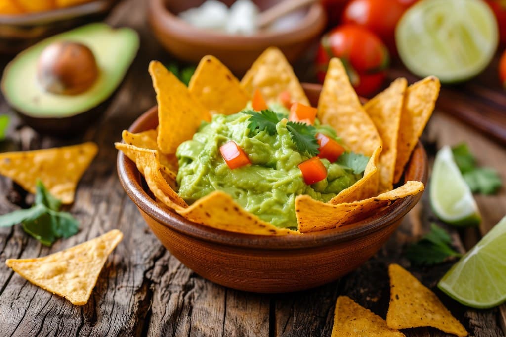 Guacamole prepared as a finished dish