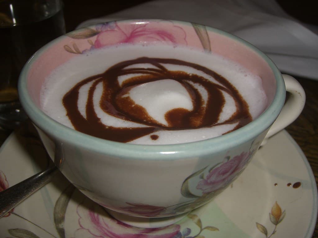 Hot Chocolate prepared as a finished dish