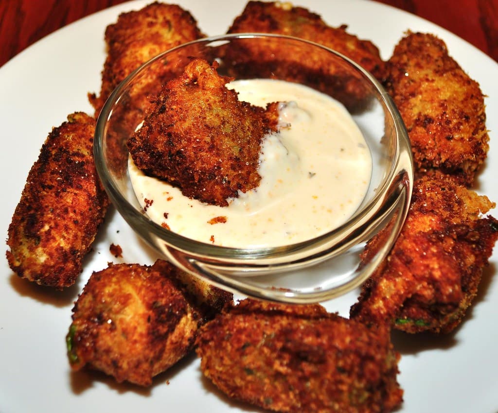 Jalapeno Poppers prepared as a finished dish