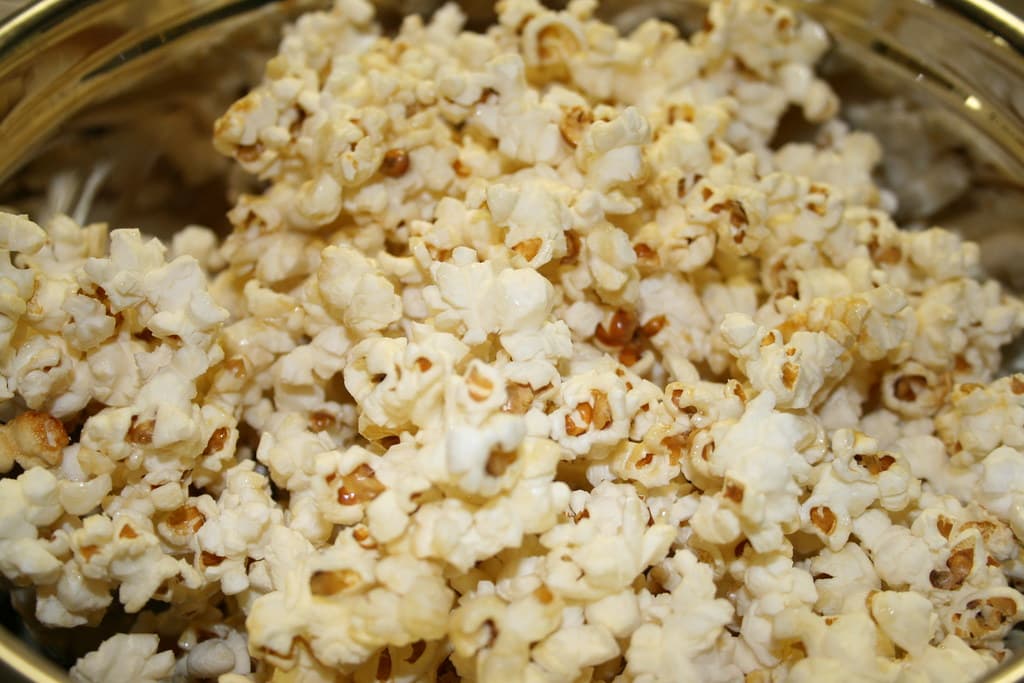 Kettle Corn prepared as a finished dish
