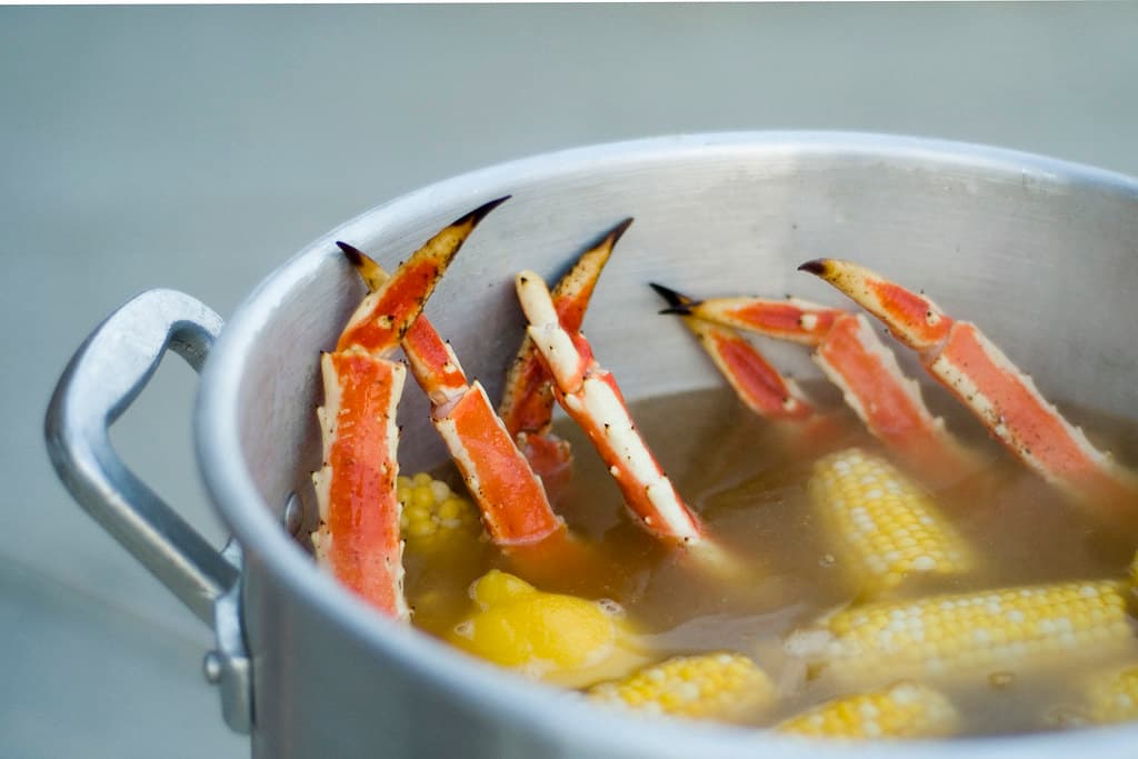 King Crab Boil prepared as a finished dish