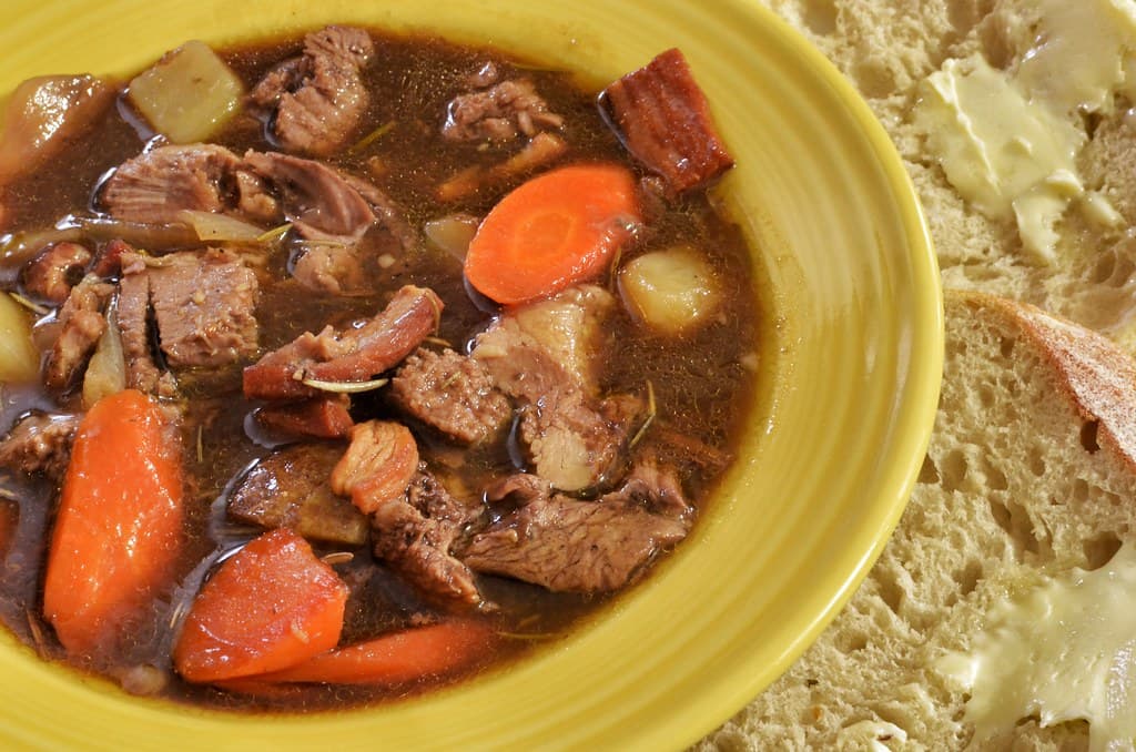 Lamb Stew prepared as a finished dish