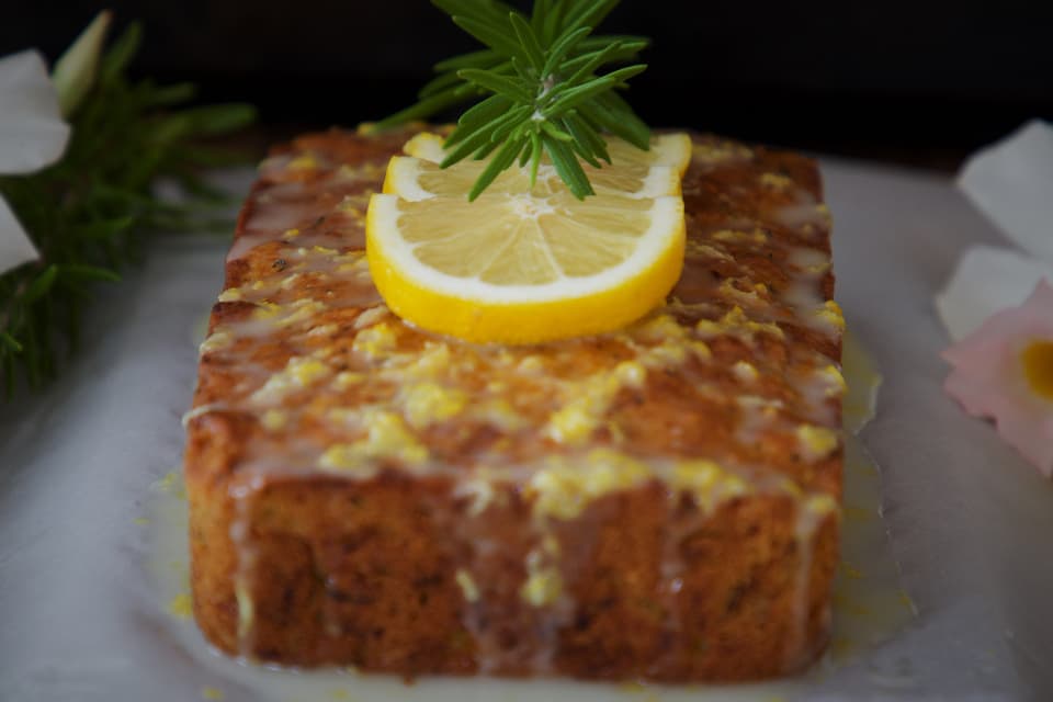 Lemon Loaf prepared as a finished dish